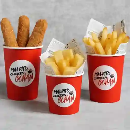 Combo chicken pop bucket