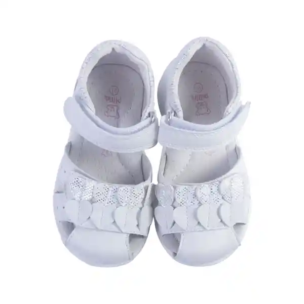 Sandalias Bebe Niña Blanco Pillin 19