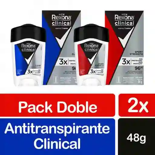 Rexona Desodorante Antitranspirante Clinical Mix 