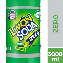 Canada Dry Bebida Limón Soda Zero 3 L