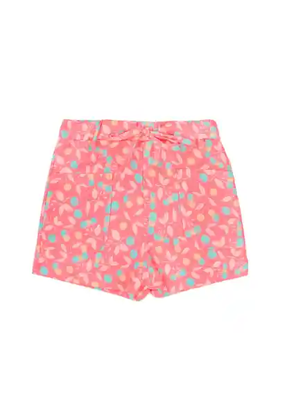 Short Niña Estampado Day to Day Kids Coral 06 744