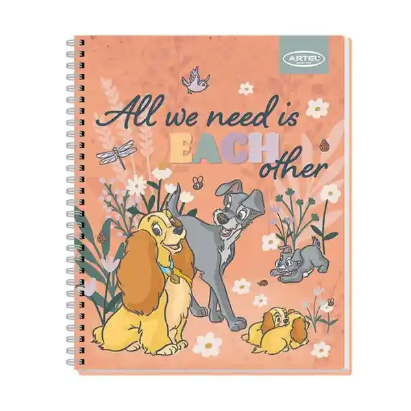 Artel Cuaderno Universitario 100 Hojas Catsdogs Clásicos 7 mm