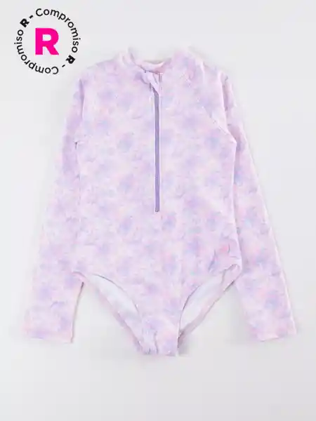 Harvest Traje de Baño uv Manga Larga Lila 8 V26