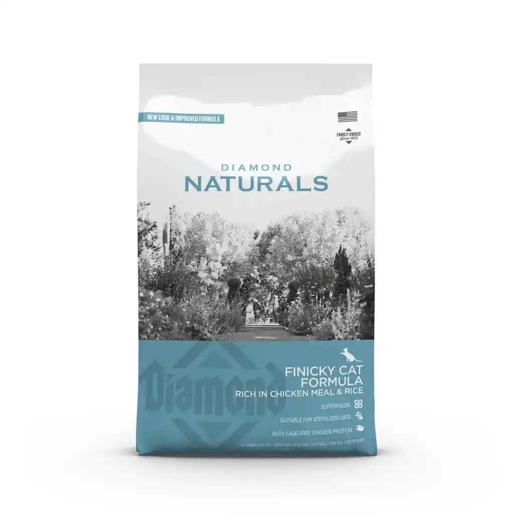 Diamond Naturals - Finicky Cat Gato Pollo Y Arroz 3 Kg