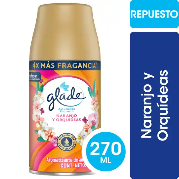 Glade Auto Repuesto Naranjo y Orquídeas