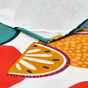 Paño de Cocina de Algodón Con Textura Estampado 70 cm