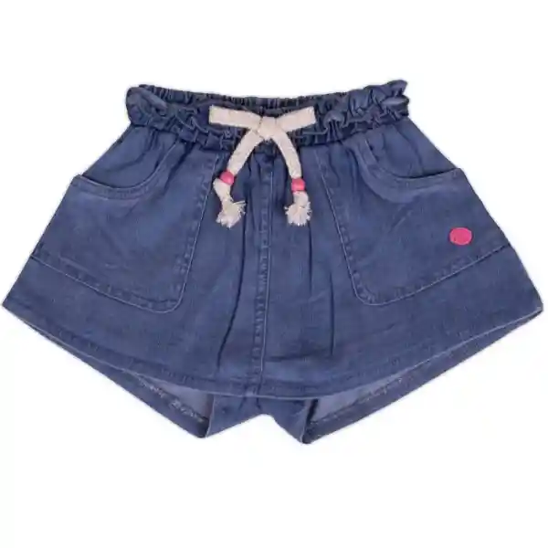 Short Bebé Niña Azul Pillín Talla 3 M