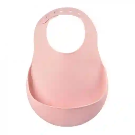 Beaba Babero de Silicona Flexible Rosa Viejo 913491