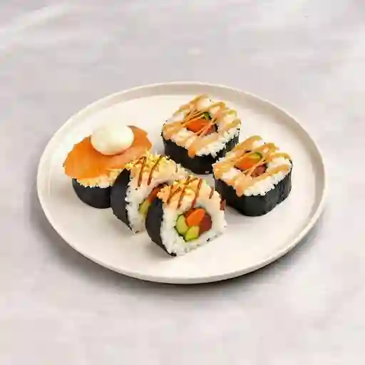 3 X roll con topping