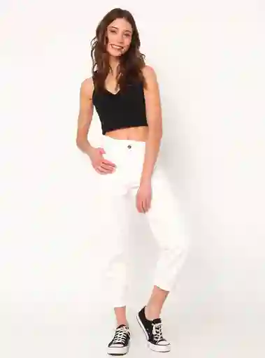 Index Jean Básico Slouchy Ttemp Blanco 38