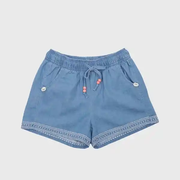 Short Niña Celeste Pillin 6 a