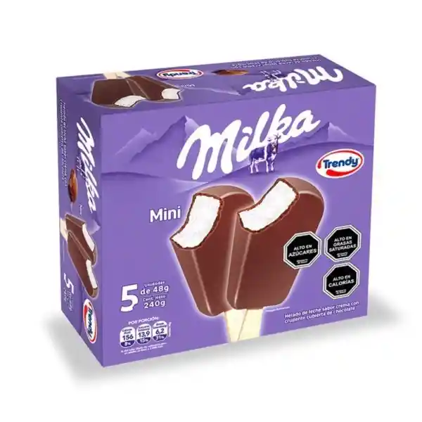 Helado Mini Milka Trendy