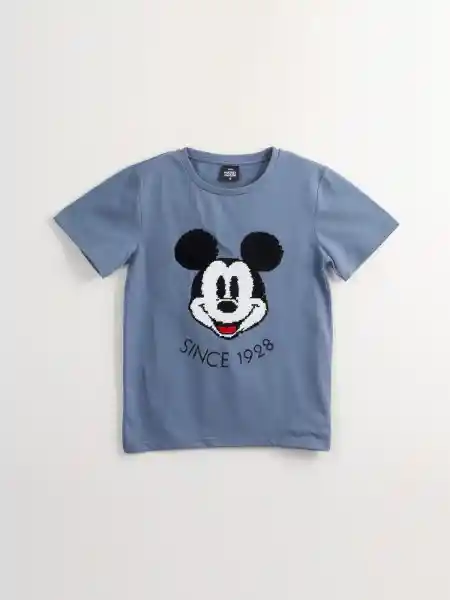 Mickey. Polera Manga Corta Nino Denim 8 V26 314014430