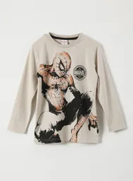 Polera Manga Larga Marvel Blanco 8 V25 314010645