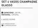 Glasso Set de Vasos Champagne