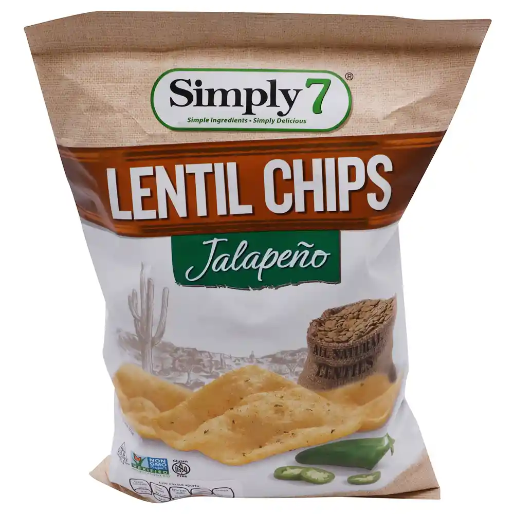 Simply 7 Chips de Lenteja Sabor a Jalapeño