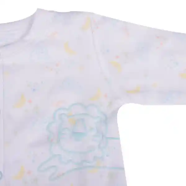 Mameluco Bebe Niño Blanco Pillin 3 M