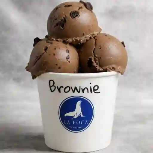 Helado chocolate con brownie 1 l