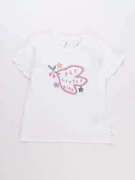 Baby Harvest Polera Manga Corta Cord Color Blanco 2 V26