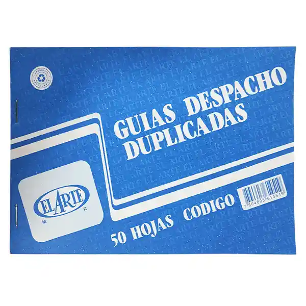 El Arte Formulario Guía Despacho Duplicado 292818