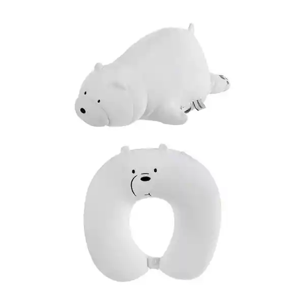 Miniso Almohada Para Viaje We Bare Bears Oso Polar