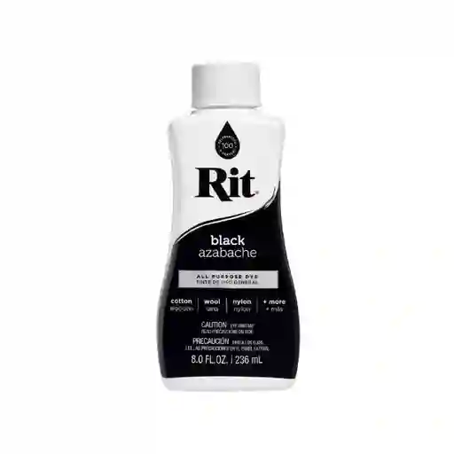 Anilina Líquido 236 Ml - Negro Rit Dye 1 Envase