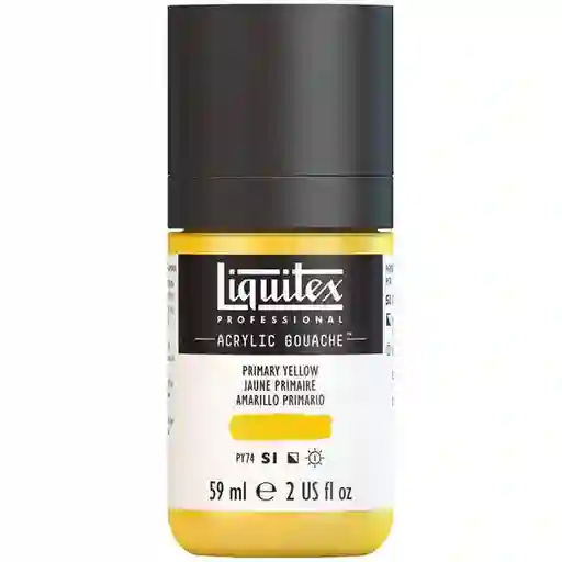 Liquitex Acrílico Gouache Amarillo Primario 410