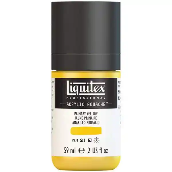 Liquitex Acrílico Gouache Amarillo Primario 410