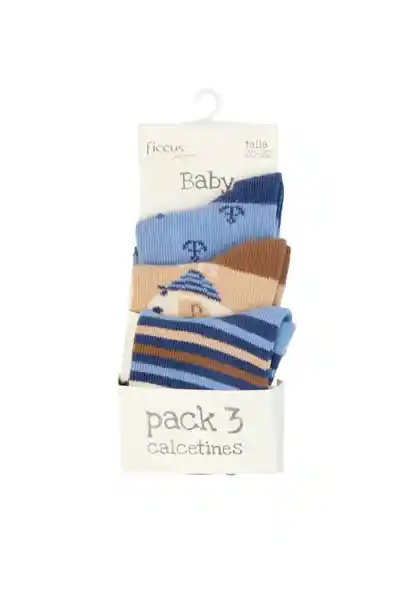 Pack de Calcetines Bebé Niño Colores Talla 22/24 - 623