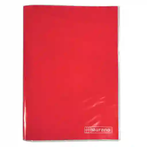 Murano Carpeta Plastificada Con Gusano Rojo