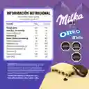 Milka Barra de Chocolate Blanco con Galleta Oreo 