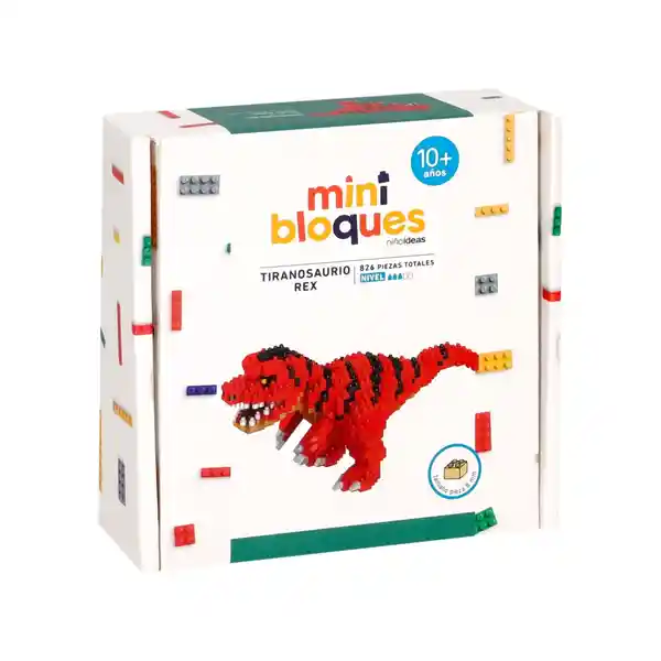 Set de Contrucción Bloques Mii Nivel 3 Tiranosaurio Rex