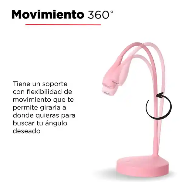 Lámpara de Escritorio en Forma de Dragón Rosa Miniso