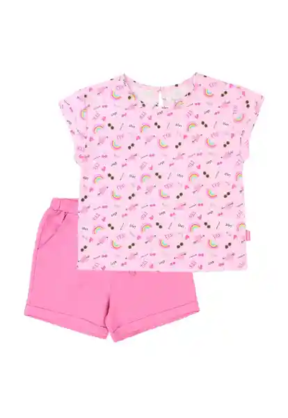 Conjunto Niña Day to Day Kids Rosado 06 756