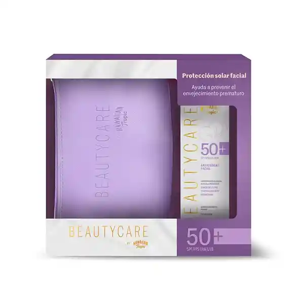 Hawaiian Set Protector Facial Tropic Beautycare Antiox + Estuche