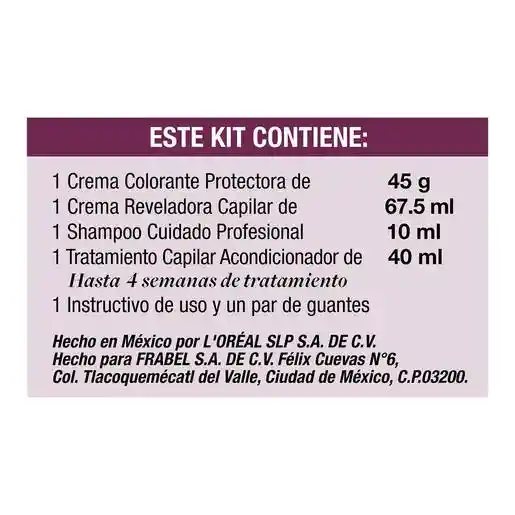 L'Oréal Paris Tinte de Cabello Excellence Creme 400 Castaño