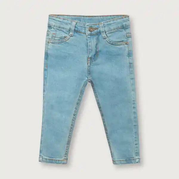 Jean de Niño Esencial Celeste Talla 6M Opaline