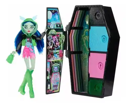 Monster High Muñeca Skulltimates Secrets Sustos Neón - HNF81