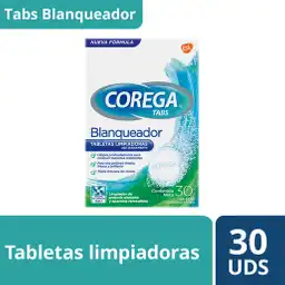 Corega Tabletas Limpiadoras Blanqueadoras