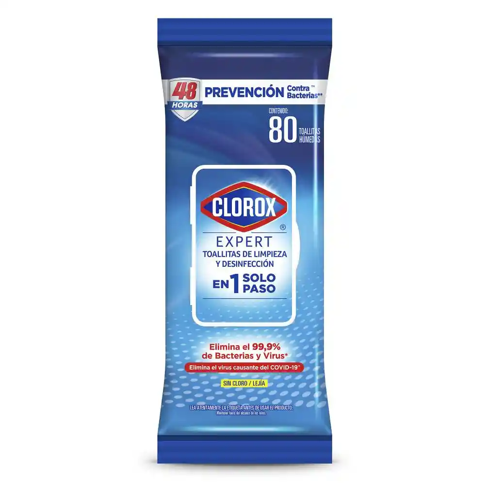 Toallita Desinfectante clorox Expert 80un