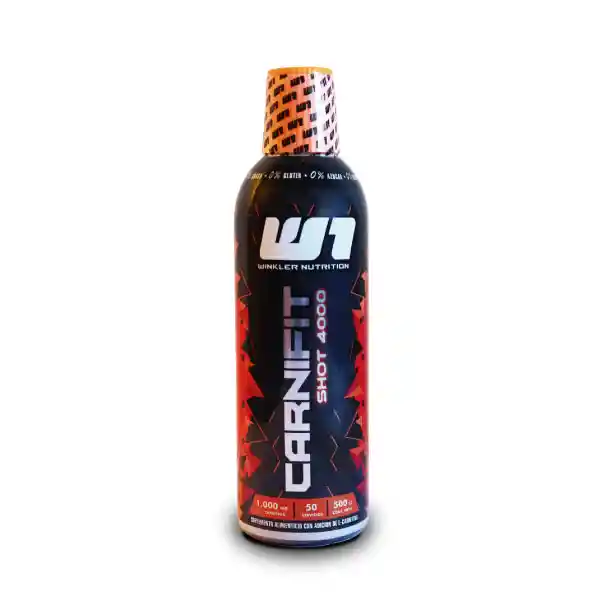 W1 Suplemento Alimenticio Líquido L-Carnitina Carnishot Piña