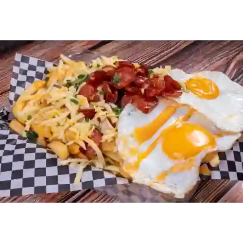 Papas Fritas Bastón con Chorizo Gigantes