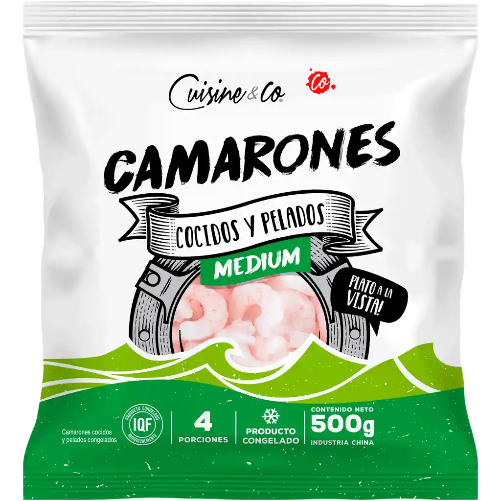 Cuisine & Co Camarones Cocidos y Pelados Medianos