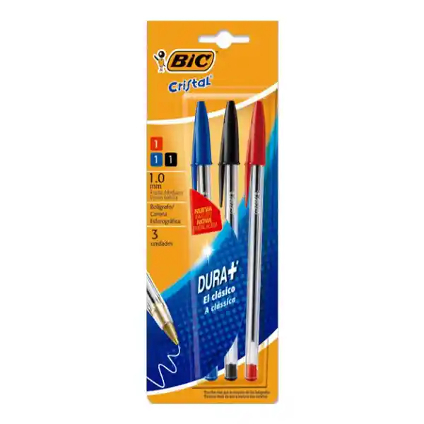 Bic Pack Boligrafo Colores Cristal Punta Media