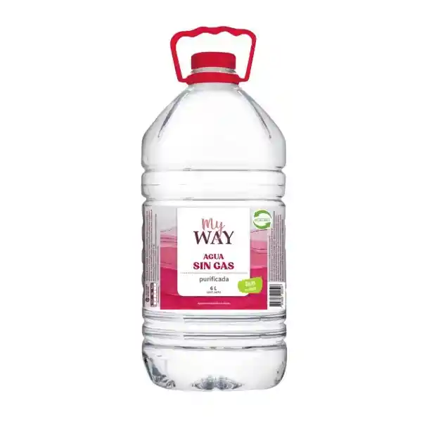 My Way Agua Purificada Sin Gas 6 L