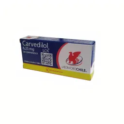 Laboratorio Chile Carvedilol (6.25 mg)