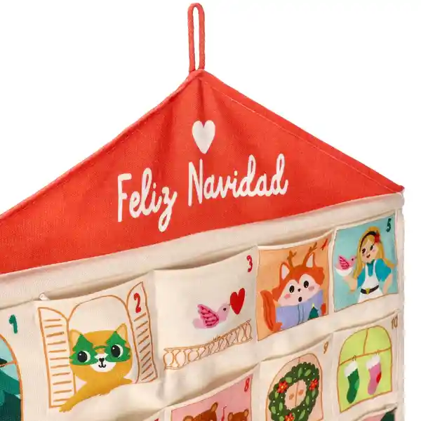 Calendario Adviento de Tela 52 x 63 cm Casaideas