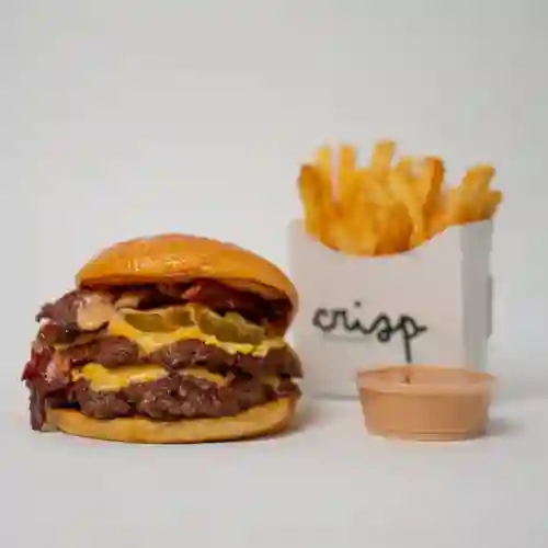 Combo Spicy Jalapeño Burger Doble