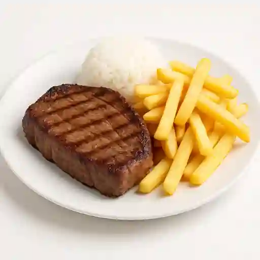 Filete de Vacuno a la Plancha con Papas Fritas