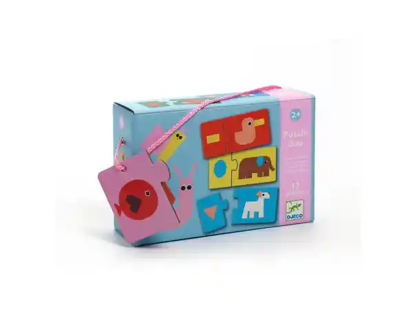 Djeco Rompecabezas Duo Formas y Animales